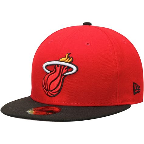 miami heat fitted hat